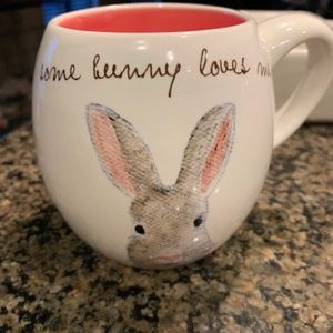 Rae Dunn Some Bunny Loves Me Coffee Cup